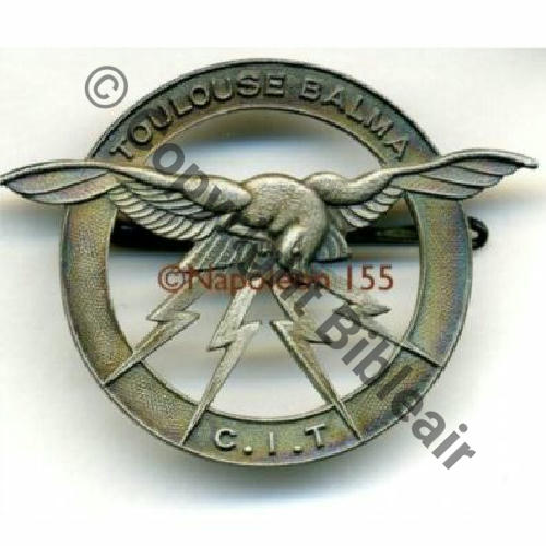 NH  CENTRE INSTRUCTION TRANSMISSIONS TOULOUSE BALMA  SM Eping soudee Dos lisse Sc.STELLA 21Eur(x2)  