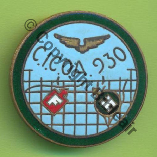 CONTROLE 8325.EMGFA  CICOA 930  DIJON  DECAT Bol fenetre pastille Dos strie zigzag Src.Y.GENTY 56Eur(x2) 