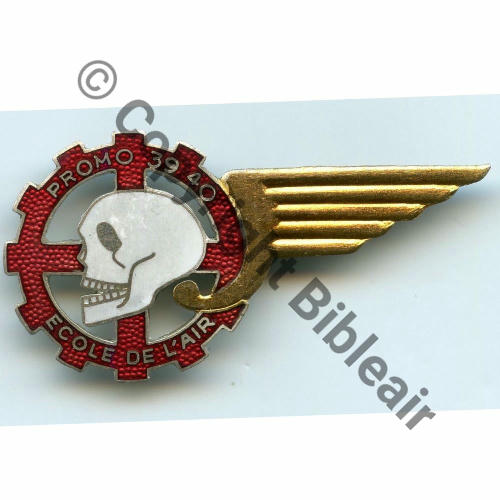 NH  ECOLE AIR PROMO 1939 GUERRE ECOLE AIR  SM (AUGIS) 2Anneaux Dos lisse Src.olivier450 126Eur06.17 