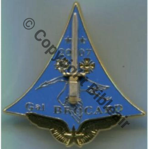 NH  ECOLE AIR PROMO EA.2007 GAL BROCARD  AB.P 2Attach PINS Dos scintillant SERVIR en relief sans No Src.JR.BOTTELIN 