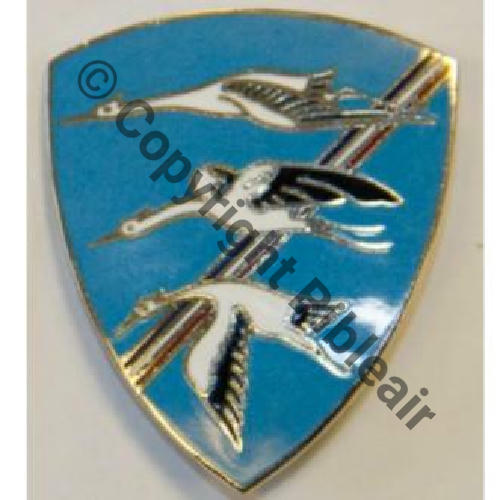 NH  ECOLE AIR PROMO EA.2010 parrainage par EC1.2  POINCON CIRCUL FIA LYON Bol fenetre oval tronque Dos lisse irreg Grave EA2010 +No +A1389 Src.JR.BOTTELIN 