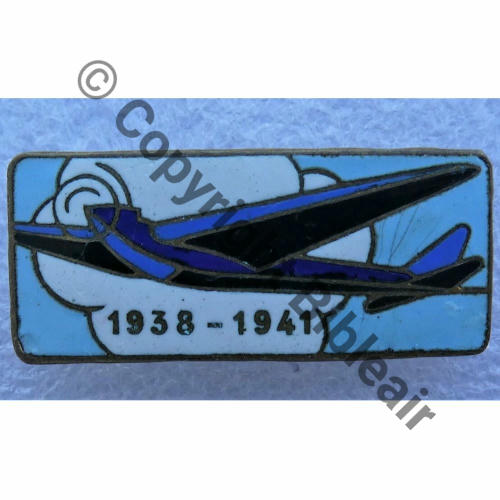PROMO.. AIR... MARINE... 1938.1941  SM Bol fenetre pastille CHERON ROYER Dos lisse irreg 30x13mm Src.sahariens2003 56Eur02.22 