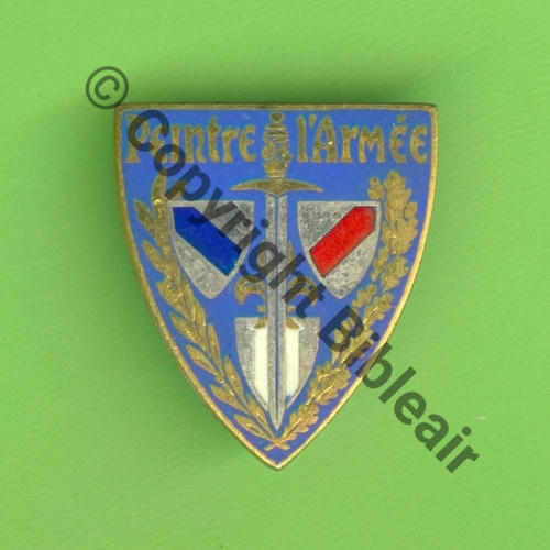 HIST  G1672 PEINTRE ARMEE  DrP Dos lisse 2 Att PINS Src.Y.GENTY 18Eur02.19 