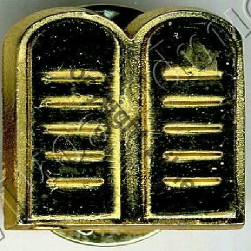 AUMONIER ISRAELITE  FIA Attac US Dos lisse irreg 16x22mm  Sc.STELLA  8Eur06.07