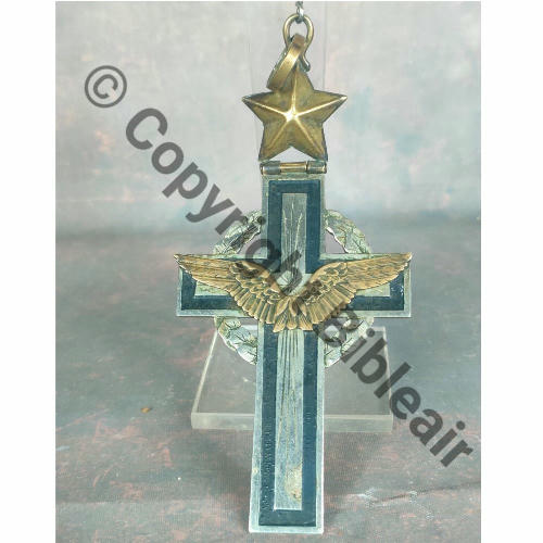 CROIX PECTORALE AUMONIER ARMEE AIR  SM 110mm Src.antiquitesericmartin 650EurInv 