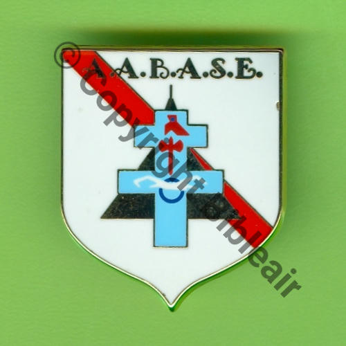 AABASE Association Anciens de la Base Aerienne Strasbourg Entzeim  AB.P 1Griffe et butees Dos irreg scintillant Sans No Src.Y.GENTY 33Eur(x2) 