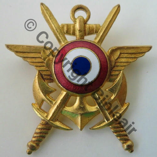 ASSOC UNION NATIONALE OFFICIERS DE RESERVE G1106 CHOBILLON PARIS Eping bijoutier Dos lisse irreg Embouti Src.christellichic 18Eur09.23 