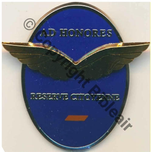 RESERVE  RESERVE CITOYENNE 1e CLASSE  BERAUDY VAURE  Griffes et butees Dos irreg scintillant Src.LAVOCAT 25Eur06.26  