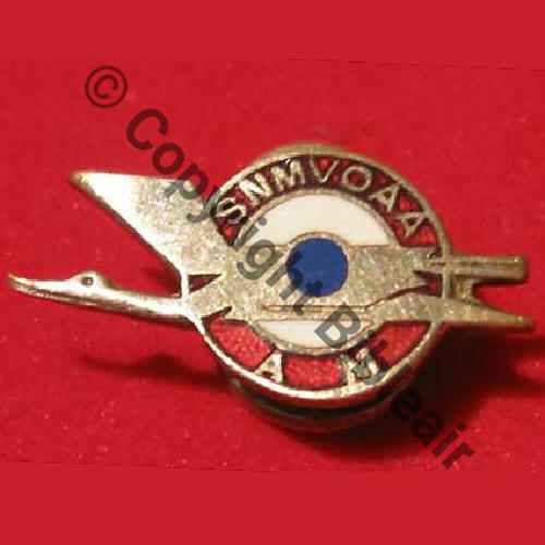 SNMVOAA AM Societe Nationale Veuves Orphelins Armee de l.Air   Ailes Mutilees Ante 1948  AB SM Attache patin 22x12mm Sc.tmccormack 3Eur03.09