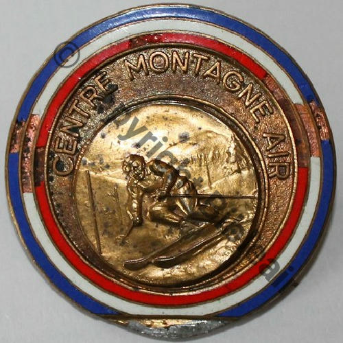 NH  CENTRE MONTAGNE AIR  SM Bol fenetre Dos lisse irreg 43mm Src.E.CHALLIER 37Eur10.12 