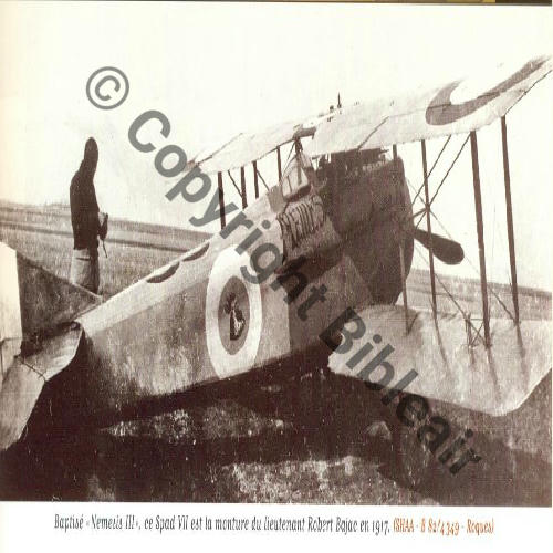 48  1916-12 SPAD.VII  Ltt R.BAJAC en 1917   Sc.SHAA 