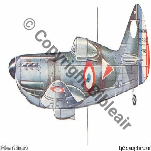 01.II.0   1942 a.c Juill DEWOITINE 520 Sc.H.GUYOT COPYRIGHT DOCAVIA Ed.LARIVIERE 