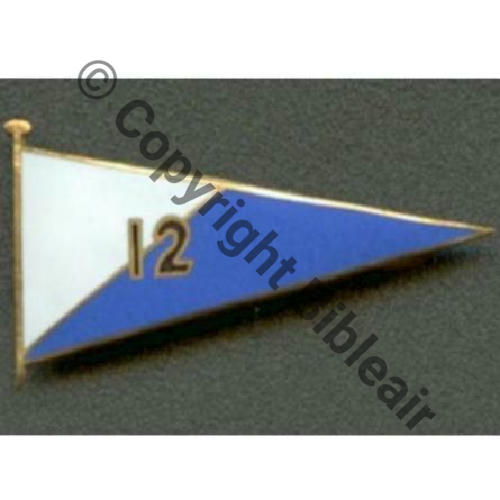 06.I.2   SPA.12 FANION BLEU BLANC 2eDRILLE GC.I.6 SM Bol 1934+ Source collect JJ.LECLERCQ 