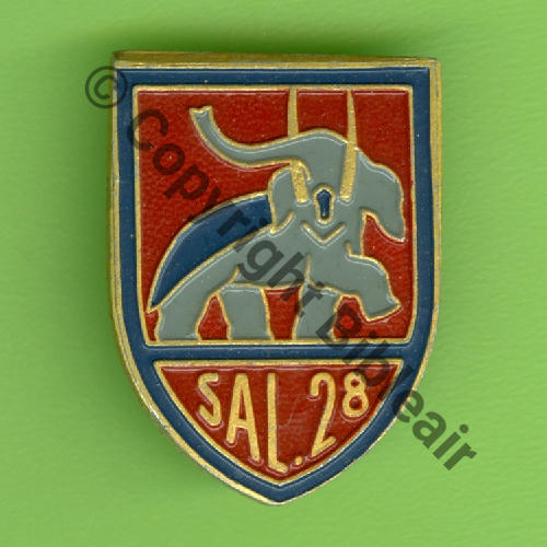 028  1940.44 A1381NH 1eDRILLE SAL.28 GB.1.19  A.AUGIS.LYON ST.BARTH 2Lignes Alu dore Peint 2Griffes Dos grenu  Src.Y.GENTY 234Eur(x3) 