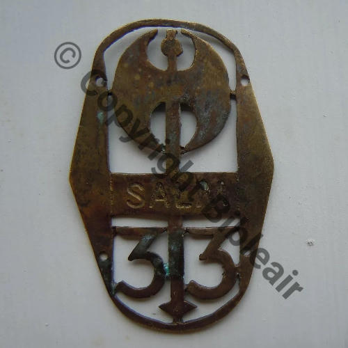 033  1918.20 SALM.33 A1072NH  Fab Perso Mecano A COUDRE Dos lisse irreg Src.lapetitebrocdechacha 880EurInv  