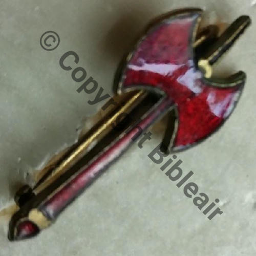 033  1964.65 SAL.33 A1072NH ER.1.33 BELFORT  ISLER STRASBOURG 2Lig ROUGE SOMBRE Eping soudee attache bijoutier Dos lisse Src.O.LAURENT 60Eur11.18 