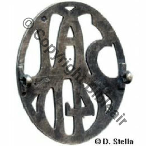 041  1918 SAL.41  Fab KAUFFER 2Anneaux Dos lisse Poincon ARGENT Repris en SAL.41 1991.EMGFA & A0900 Src.STELLA via H.GUYOT 