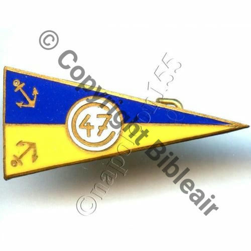 047 GAO.III.551  C47  ORLY SM Bol fenetre Dos lisse irreg Poincon carre sous eping.. Src.STELLA 307Eur03.16 