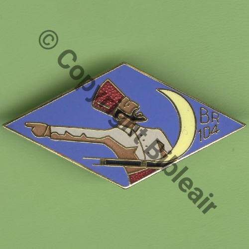 104  A1487 1990circa A1487NH BR.104 DRILLE FRANCHE.COMTE Refrappe  SM (PARIS INS) Dos quadrille fin scintillant Tambour Email.. Src.Y.GENTY 22Eur(x4) 
