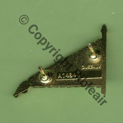 132  A1484 2017 BR.132 2eDRILLE OPS ET.2.64 ANJOU EVREUX  DUSEAUX 2Attach PINS Dos Scintillant 30mm Src.Y.GENTY 25Eur(x8) 
