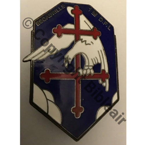 ESCADRILLE 1ere DIVISION FRANCAISE LIBRE 338e Peloton Aerien Observ du 1eRAO (Pilotes AA OBS artilleurs) RETIRAGE  SM Bol fenetre oval Dos lisse Src.kirschfou 39Eur10.26 