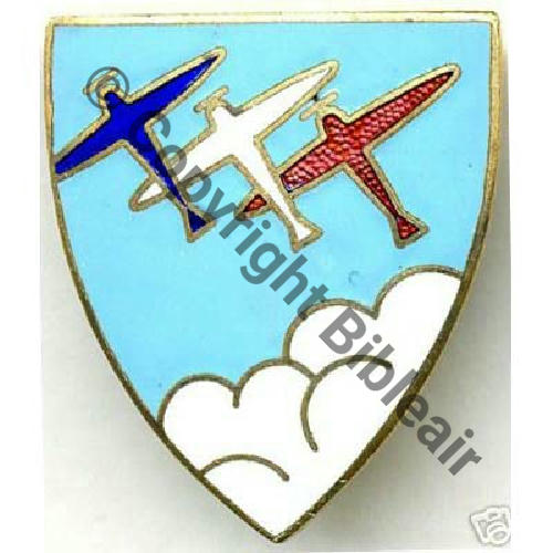 NH  ESCADRILLE TRICOLORE SUR SPITFIRE  MEKNES  SM Bol Dos lisse irreg Sc.STELLA 100Eur(x5) 