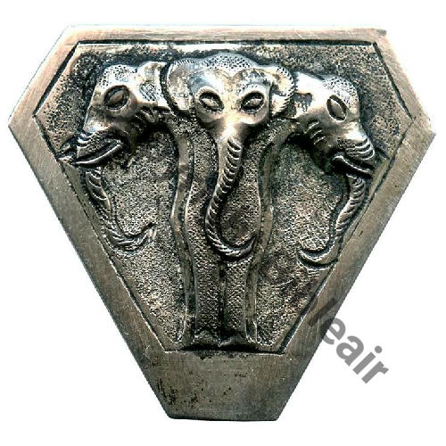1943 1eDRILLE 2.41 du GB du Gp Aerien Nord Metal  Fab LOC Eping soudee Dos irreg PETITES DEFENSES Src.O.BAILLON 
