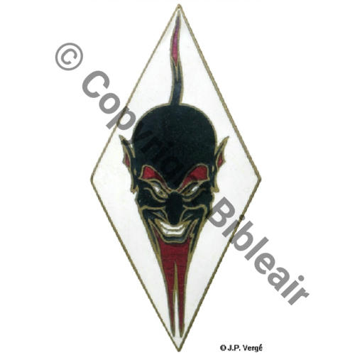 NH  ECOLE TIR AERIEN GR AUTONOME CAZAUX 1e DRILLE CHASSE MEPHISTO RIEUR  SM Eping soudee Dos lisse irreg Src.JP.VERGE 