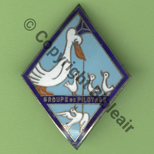 NH  GROUPE DE PILOTAGE ORLY  DUSEAUX SM Bol fenetre Pastille Dos lisse COLOMBE avec bleu Src.Y.GENTY 67Eur(x9) 
