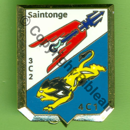 A0840 ETO.01.008 SAINTONGE CAZAUX  PICHARD BALME Griffes et butees Dos irreg scintillant Src.Y.GENTY 30Eur03.17 