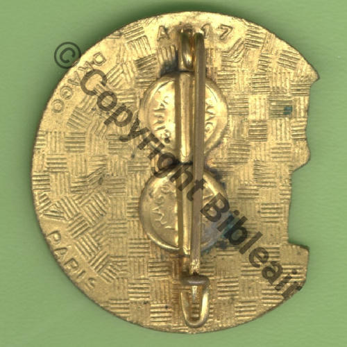 A0617 CENTRE INS CHASSE TOUT TEMPS 346  TOURS REIMS  DrP+DPast Guilloche EmailGF Src.Y.GENTY 12Eur Inv 