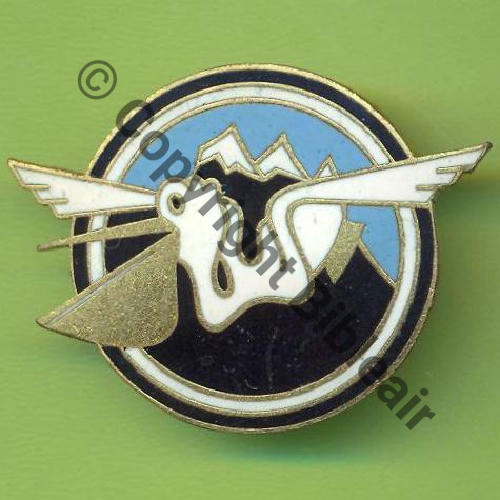 A0687 DRILLE INSTRUCTION TROUPES AEROPORTEES 341 PAU  DrP+Bol Guilloche Src.Y.GENTY 65Eur(x5) 
