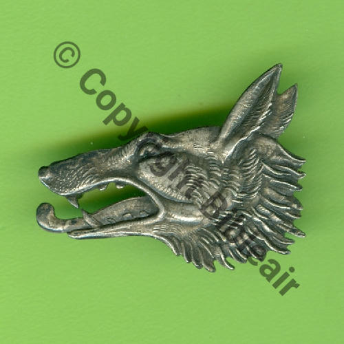 19.1.2  1940.41 A1382NH SPA.79 TETE LOUP 2eDRILLE GB.1.19 AFN   AUGIS marque AA.LYON Circulaire sur oreille Dos lisse 2Anneaux Src.Y.GENTY 146Eur(x2) 