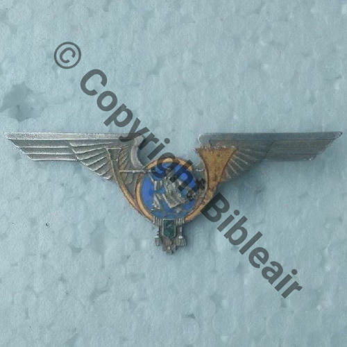 32.1.2  1938 A1260NH 2eDRILLE BR7 GB.1.32  A.AUGIS LYON 1Ligne 2Anneaux Dos lisse irreg No3 Manque email COR Src.OSCAR.LAURENT 226Eur10.17 