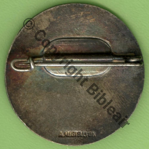 52.2.1  1943.46 A1486NH 1eDRILLE SAL.19 GBM.2.52  A.AUGIS.LYON 1Ligne Bol allonge Dos lisse Src.Y.GENTY 193Eur(x2) 