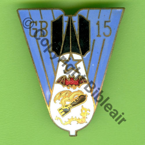 15e ESCADRE DE BOMBARDEMENT  1935-40  A.AUGIS LYON 1Ligne 2Anneaux Dos lisse Src.Y.GENTY 249Eur(x4) 