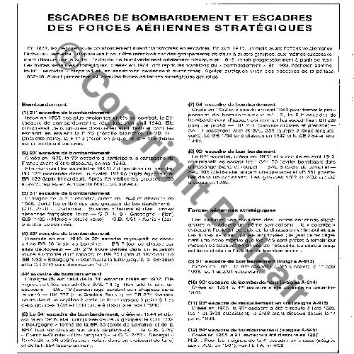 ESCADRES GROUPEMENT BOMBARDEMENT 1932 1949 Txt