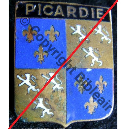 17.1 A1297NH INS PROVINCE  PICARDIE  SM Bol fenetre Dos lisse Src.quivivefrance 200Eur11.13 