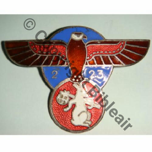 23.2  1936 A0937NH GB II.23 A.AUGIS LYON 1Li 2Anneaux Dos lisse irreg Sc.flob92 102Eur02.11 