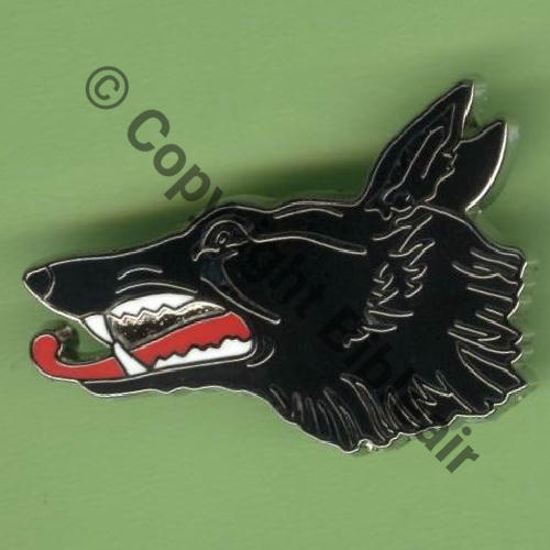A1382  2015 A1382 SPA.79 TETE LOUP 2eDRILLE EC.1.91 GASCOGNE  PATCH PRODUCT Griffes et butees Dos scintillant Src.Y.GENTY 15Eur06.15