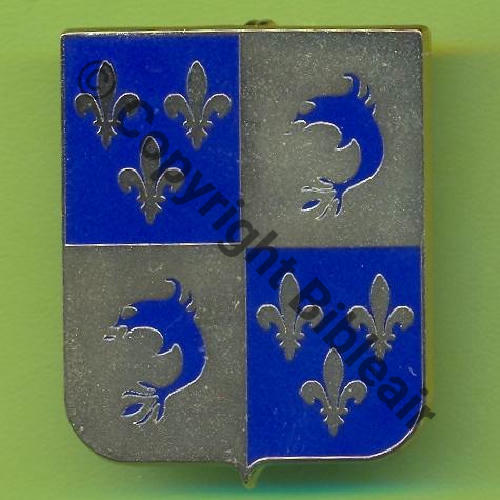 A1234 EC.1.4 DAUPHINE LUXEUIL  JBS Griffes et butees cartouche vierge Scintillant