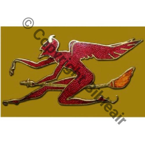 A0572  1939.40 A0572NH SPA.160 3eDRILLE GC.2.4  DIABLE ROUGE  A.AUGIS LYON 2Li 2Anneaux Dos lisse irreg 47mm Src.JJ.LECLERCQ via ALBIN DENIS 