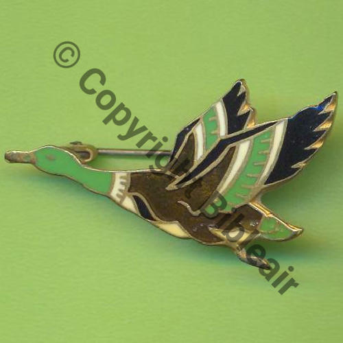 A0593  1970 circa A0593 SPA.93 CANARD 2eDRILLE 1.10 puis 1.30  CANARD  DrP Eping nourrice Dos lisse irreg EmailGF SNH Sc.Y.GENTY 47Eur(x4) 