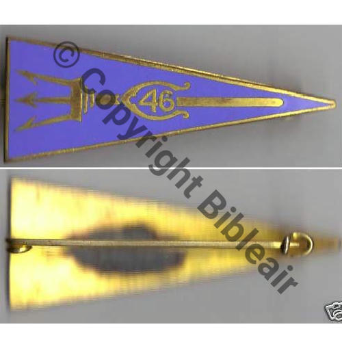 A0619  1939.. ou 53 A0619NH DRILLE GCN EACN ou EC.1.30 LOIRE Gde taille 21x56mm   SM Eping soudee Dos lisse Sc.badgesareus 153Eur11.09