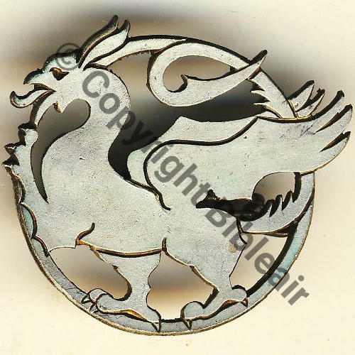 A0681  1939.40 A681NH 5eDRILLE GC.3.2 SPA.83  Ajoure SM Bol fenetre Dos lisse irreg Ciselure dans couche cuivree Mal ebavure COPIE PERSO... Src.BARTLETT  62Eur03.15 