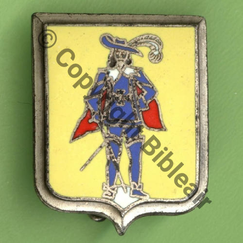 A0768 1958.63 2eDrille EC.2.20 OUARSENIS ORAN LA SENIA Fuseau BLEU  A.AUGIS ST.BARTH LYON 3Li Bol fenetre allonge Dos lisse irreg Src.Y.GENTY 101Eur(x2) 
