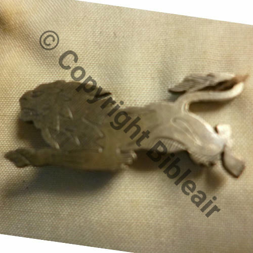 A0842  1936.42 A0842NH 4C1 LION 2eDRILLE GC.1.8  SM ARGENT ayant appartenu a un AS WW1 Src.germanauctions 