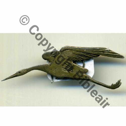 A1096  1920-39 A1096NH SPA.103 3eDRILLE 2eRAC 2e Drille  GC.1.2 CIGOGNE AILE HAUTE  SM Filafreiner soude etain Dos lisse irreg 45x25mm Src.jpv47 457Eur 01.17 