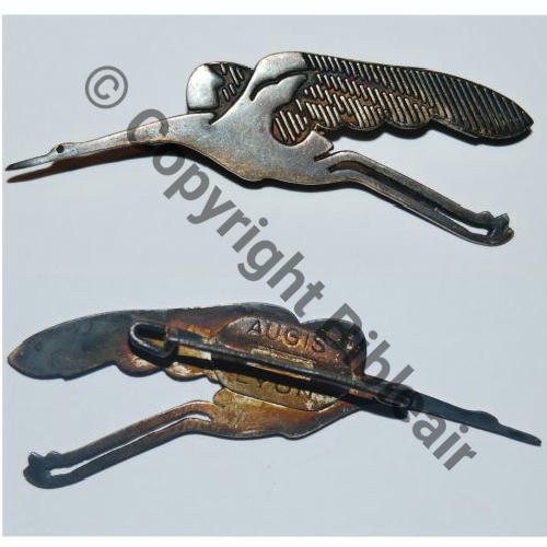 A1096  1945-70 A1096NH SPA.103 2e Drille 1.2 CIGOGNE AILE HAUTE  AUGIS SM  Bol fenetre allonge pastille AUGIS LYON Dos lisse Src.ti-m-so 258Eur12.14 