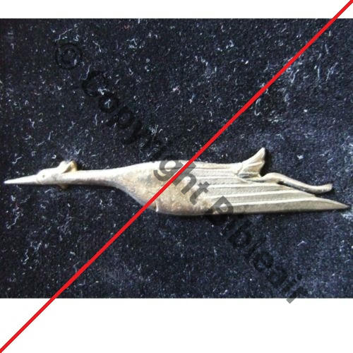 A1097 REPRODUCTION ARGENT CIGOGNE SPA.26 Sans poincon 2Anneaux Dos lisse NON PORTES Src.sierck2009  
